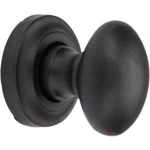 10 Pack Cabinet Knobs, Oval Drawer Pulls & Cupboard Drawer Knobs, Luxury Kitchen Rustic Cast Iron 3-3/4" Black Cabinet Knob & Handles for Hardware Dresser