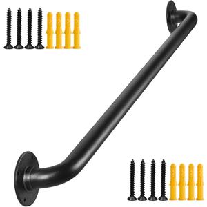 3 FT Black Hand Rails for Indoor Stairs, 36'' Interior Stair Railing