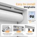 Window Blinds Cordless,Blackout Roller Shades,Blinds for Indoor Windows,Door Curtains,Room Darkening,Insulated UV Protection Pull Down Shades with Spring System,Door Blinds (White, 25" W x 72" H)
