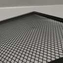 VEVOR RV Screen Door Protector, 26.5 x 20 inch Door Grille, Easy to Install and Disassemble, Reinforced Breathable Protective Mesh, Aluminum Alloy Camper RV Entry Protector for Pet Protection, Black