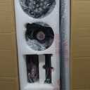 TALOYA 52 inch Modern Ceiling Fan with Lights,Remote Control,3 Metal Blades,Black Finish,6-Speed,Dimmable, Noiseless Reversible DC Motor,Indoor/Outdoor Ceiling Fan for Living Room Bedroom patio