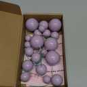 ASTARON 20 Pcs Ball Cake Topper Decorations Mini Balloons Cake Topper Sticks Light Purple Balls Cake Picks Cake Topper Balls Cake Decorations for Wedding Birthday Cake Decorations