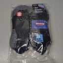 SOXCO Men's Ankle Socks 10-Pack Low Sports Cushioned Socks Men Women, Pack of 10 Pairs (Size: 9-12, Sporty Black)