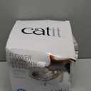 Catit LED Flower Fountain with Triple Action Filter, Cat Drinking Water Fountain, 3 L (9.0 x 8.3 x 7.7 Inches)