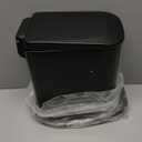 Cesun Small Bathroom Trash Can with Lid Soft Close, Step Pedal, 6 Liter / 1.6 Gallon Stainless Steel Garbage Can with Removable Inner Bucket, Anti-Fingerprint Finish (Matt Black)