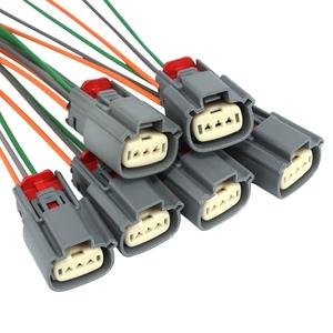 Ignition Coil Connector Plug Wire Harness for Ford Expedition Explorer for F150 Flex Police Interceptor Sedan Utility Taurus, for Lincoln MKS MKT Navigator, Replace CU2Z-14S411-AFA 6Pcs