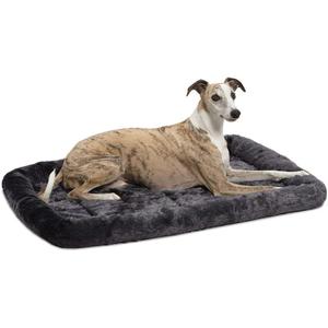 Comfort Expression XL Dog Bed with Bolster, Waterproof Orthopedic Foam Dog Beds for Extra Large Dogs, Washable Dogs Sofa Pet Bed with Removable Cover & Non-Slip Bottom(X-Large,Dark Grey)