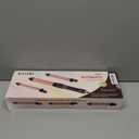 Automatic Curling Iron 1 Inch with 3-in-1 Interchangeable Barrels, Anti-Tangle Beach Waves Hair Curler, Beginner Friendly Dual Voltage Travel Curling Wand for Long Short Hair Pink, Gifts for Women Pro