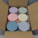 6 Pack Overnight Oats Containers with Lids and Spoons, 16 oz Glass Mason Overnight Oats Jars, Large Capacity Airtight Jars for Milk, Cereal, Fruit