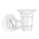 Maymom Flange Inserts 17 mm for Medela, Spectra 24 mm Shields/ Flanges, Momcozy/ Willow Wearable Cup. Compatible with Medela Freestyle, Harmony to Reduce 24mm Nipple Tunnel Down to 17 mm; 2pc/ Each