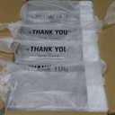 Maxdot 24 Pcs Thank You Water Bottles Bulk 17 oz Employee Appreciation Gifts Plastic Water Bottle Reusable Cup Inspirational Thank You Gifts for Valentine Staff Coworker Teacher Nurse(White)