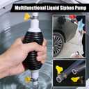 2Sets Multifunction Liquid Sucker Pump, Manual Fuel Transfer Pump Gasoline Siphone Hose, Portable Siphon Pump For Gasoline Diesel Water Fish Tank