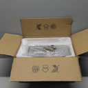 Champagne Brass Bathroom Wall Sconce - Modern Gold Light Sconces - Dimmable Lighting Fixtures - Vertical or Horizontal Mounted Clear Glass Tube Vanity Lights for Indoor Living Room Hallway (1 Pack)