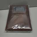 Deep Brown Linen Back Tab Curtains 102 Inches Long 2 Panels Set for High Windows -Rustic Hooks Belt Pinch Pleated Look Easy Sliding Curtains Pocket Light Filtering Semi Privacy Drapes 52”x102” Length