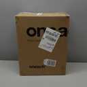 Oneach Arc Floor Lamp for Living Room,Rattan Boho Floor Lamp with Hand-Woven Shade, Foot Switch,Black Metal Base & Pole,Farmhouse Standing Lamp for Bedroom Corner,Reading