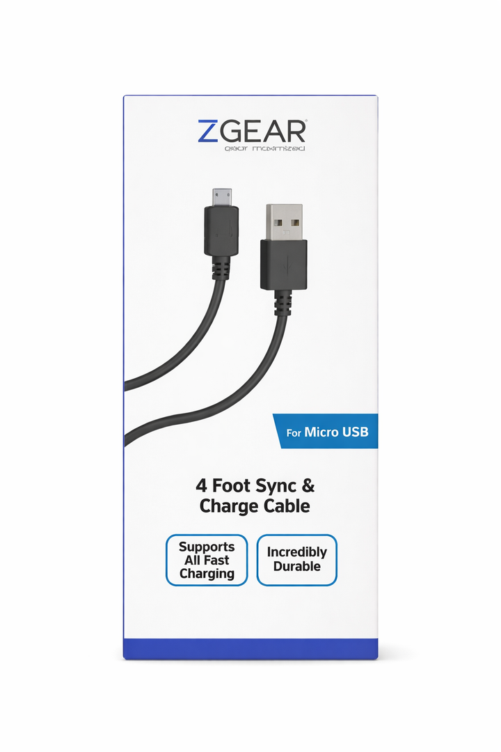 ZGEAR 4-foot Sync and Charge Cable