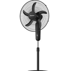 Holmes 18 Inch Oscillating Stand Fan 3 Speed Powerful Airflow Adjustable Height 30 Degree Tilt Wide Angle Cooling Quiet Operation for Bedroom Living Room Home Office Gym Black, Large