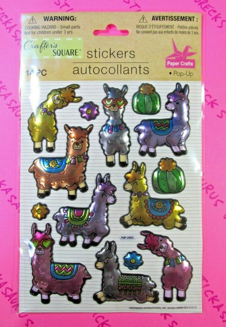 SEASONAL SELEBRATIONS FORT MILL Metallic Pop Up Stickers, 12 Pcs
