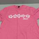 Maui Hawaii with Hawaiian Hibiscus Flowers T-Shirt S