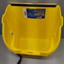 Quickie Debris Dustpan with Handle, Jumbo Debris Pan, 13.78 x 13.78 x 33.47 inches