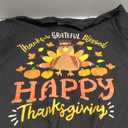 Thankful Grateful Blessed Happy Thanksgiving Turkey Gobble T-Shirt, S