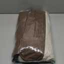 Amazon Basics 2-Seater Deep Lounge Sofa, Outdoor Couch and Patio Furniture Covers, Waterproof, Anti-UV, Durable, Beige/Tan