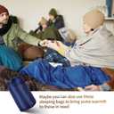 Macarrie 4 Pack 0 Degree Sleeping Bags for Adults, approx. 83 x 30"