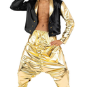 Morph Mc Hammer Costume - Mens 80s & 90s Rapper & Disco Pants Costume XL