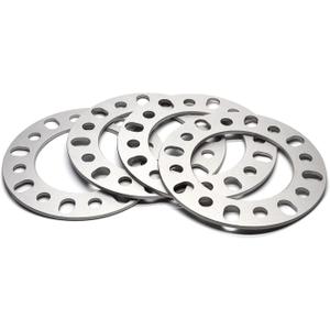 6mm 8x6.5 8x170 8x180 Wheel Spacers Compatible with 8 Lug Ford Chevy GmC Dodge Ram, 1/4 inch 8x165.1 mm Universal Wheel Spacers, Pack of 4