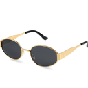 livho 2025 Trendy Oval Sunglasses - Stylish Polarized Shades for Everyday - Retro Metal Frames