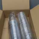 VITEVER [100 Sets - 16oz] Clear Plastic Cups with Lids and Straws, Disposable Iced Coffee Cups for Smoothie, Milkshake, Cold Drinks - BPA free