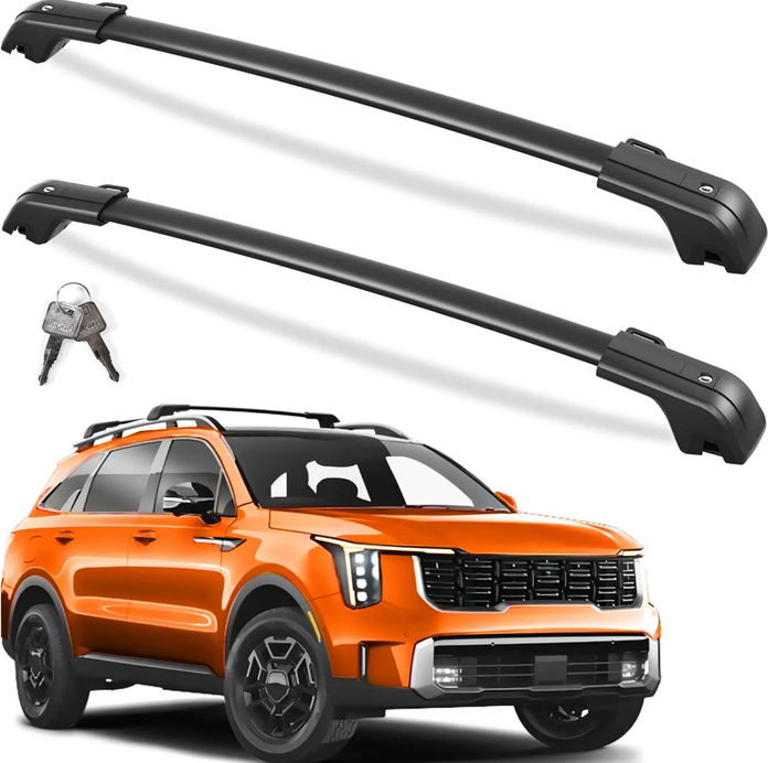 KINGGERI Lockable Roof Rack Cross Bars