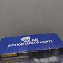 WdtPro Solar Lights Outdoor Motion Sensor 4Pack, 3500LM Bright Solar Flood Lights Outdoor, Adjustable & Upgrade Glass Panel, Wireless LED Solar Powered Security Spot Lights Waterproof for Yard-White