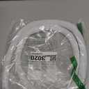 uxcell 10 Ft - 3/4 Inch Split Sleeving, Braided Cable Sleeving, PET Cable Management Wire Sleeve Cord Protector, Wire Wrap Loom Tube for Office Home Devices, White