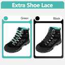 R CORD Hiking Boots Women Waterproof Ankle Support Womens Hiking Boots Backpacking Boots Breathable Non-slip Durable Boots for Outdoors (6, Black)