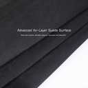 Headliner Fabric Suede Car Upholstery Fabric Replacement with Foam Backing Interior Replacement DIY Repair Material(Black, 80 * 60')
