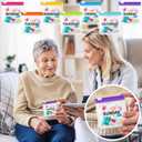 Sherr 35 Pcs Pill Pouch Bags Zippered Pill Pouch Set Reusable Translucent Medicine Organizer Self Sealing Medicine Organizer Travel Plastic Bags with Slide Lock for Storage(Elegant,Elegant Colors)