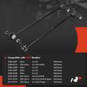 A-Premium 2 x Front Sway Bar Links Stabilizer Bar Links, Compatible with BMW 525xi 2006-2007, 528i xDrive & 535i xDrive 2009-2010, 528xi & 535xi 2008, 530xi 2006-2007