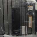 29-42 inches Metal Baby Gate for Stairs/Doorways, 30 inches Tall Pressure Mounted Pet Gates, Auto-Close Child Safety Gate, No Drilling Easy Walk-Through Dog Gate Indoor, Black