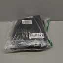 Hleelomi 5 Pack 40inch Suit Bag Garment Bag for Travel and Storage, Garment Bags for Hanging Clothes with Zipper and Visible Transparent Window, Black