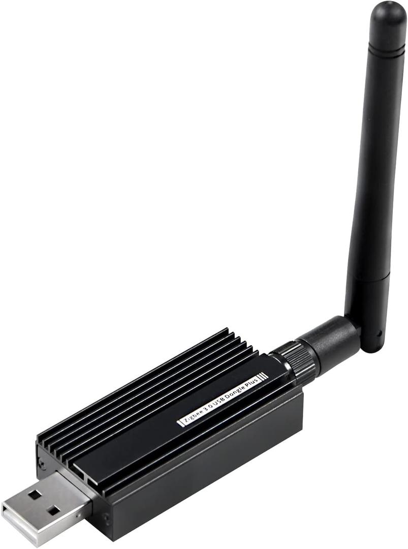 Zigbee 3.0 USB Dongle Plus-E Gateway,Universal Zigbee Gateway Adapter with Antenna,for Home Assistant,Open HAB,etc,Zigbee 3.0 USB ZBDongle-E,EFR32MG21