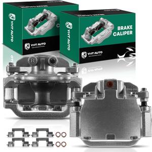 Set of 2 Rear Brake Caliper Assembly Replacement for Chevrolet Silverado 1500 GMC Sierra 1500 Cadillac Escalade
