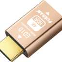 HDMI edid EmulatorThrough for Video Splitters, Switches, Extenders & AV Receivers  Dummy hdmi Emulator, Stable Signal Output(4K-HDR (3840X2160@60Hz))