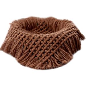 Newborn Baby Photography Props Blanket, Soft Baby Prop Blankets for Photography, Handmade Knitted Twist Wrap Posing Aid Backdrops (Dark Coffee)