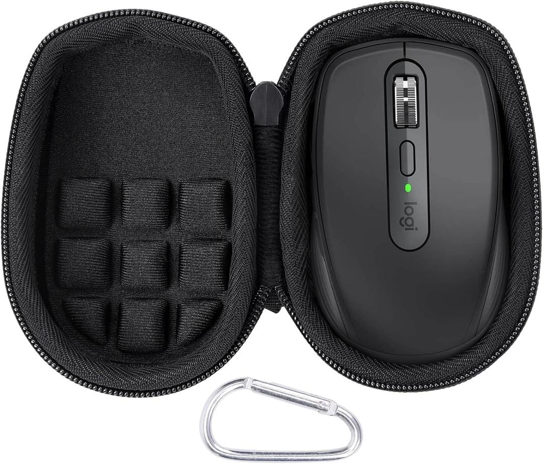 co2CREA Hard Case Replacement for Logitech MX Anywhere 3S Anywhere 3 Anywhere 2S Anywhere 2 Compact Performance Mouse (Graphite Case)