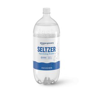 Amazon Grocery, Seltzer Sparkling Water, 67.6 Fl Oz (Previously Happy Belly