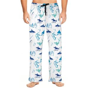 Mens Pajama Pants Soft Lightweight Lounge Sleep Pants, PJ Bottoms with Two Pockets (XXL)
