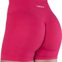 AUROLA Intensify V2.0 Women's Workout Shorts Athletic Running Shorts, Seamless High Waist Sport Gym Yoga Shorts 3.6 Pink