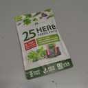 HOME GROWN 25 Herb Seeds for Planting 8,700+ Non-GMO Heirloom Seeds | Extra Large Variety Pack Herb Kit  Indoor Outdoor & Hydroponic | Culinary Seed Set | Grow Your Own Herbs | Gardening Gift