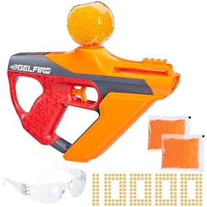 Nerf Pro Gelfire Uproar Full Auto Blaster, 150 FPS, 10,000 Gelfire Rounds, 400 Round Hopper, Eyewear, Ages 14+